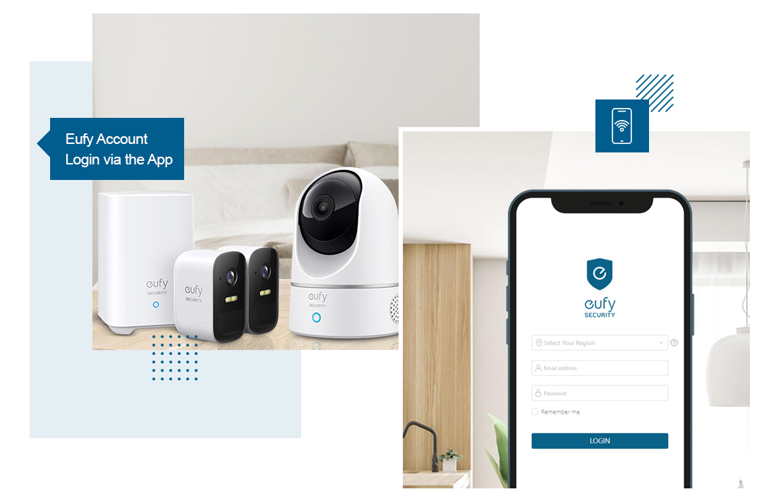 Eufy Account Login via the App