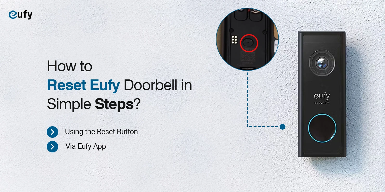 Reset Eufy Doorbell